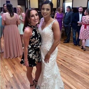 Wore this to a wedding and for rush. It’s super cute and a two piece set.